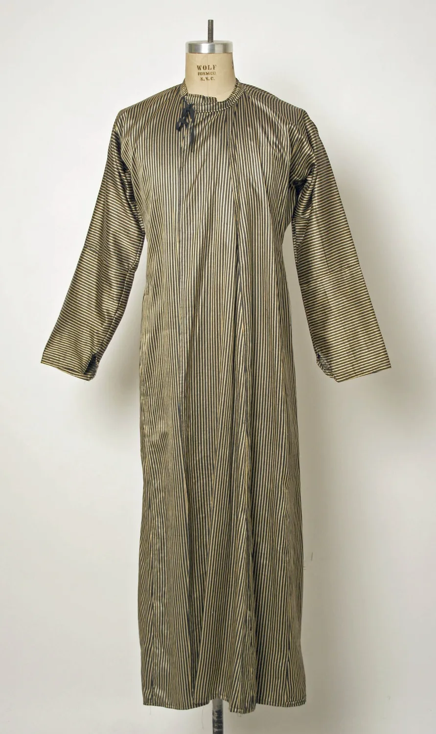 Caftan kaki rayé